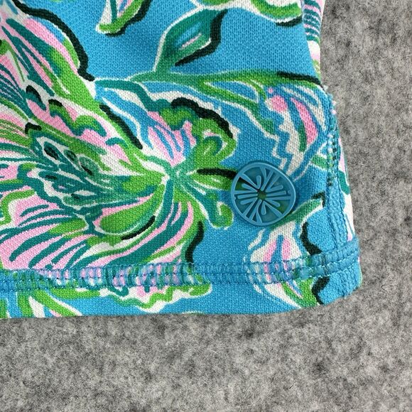 Lilly Pulitzer Luxletic Maryana Skort Skirt Womens XL Floral Cumulus Blue Pink - Picture 3 of 10